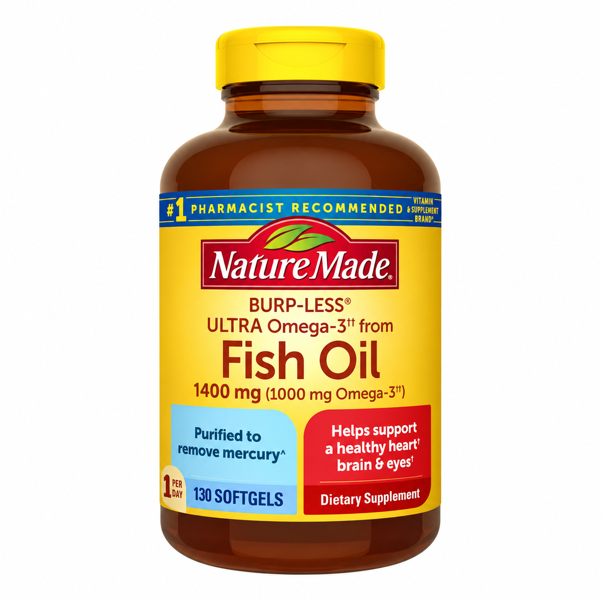 Nature Made Burp-Less Ultra Omega-3 Fish Olil
