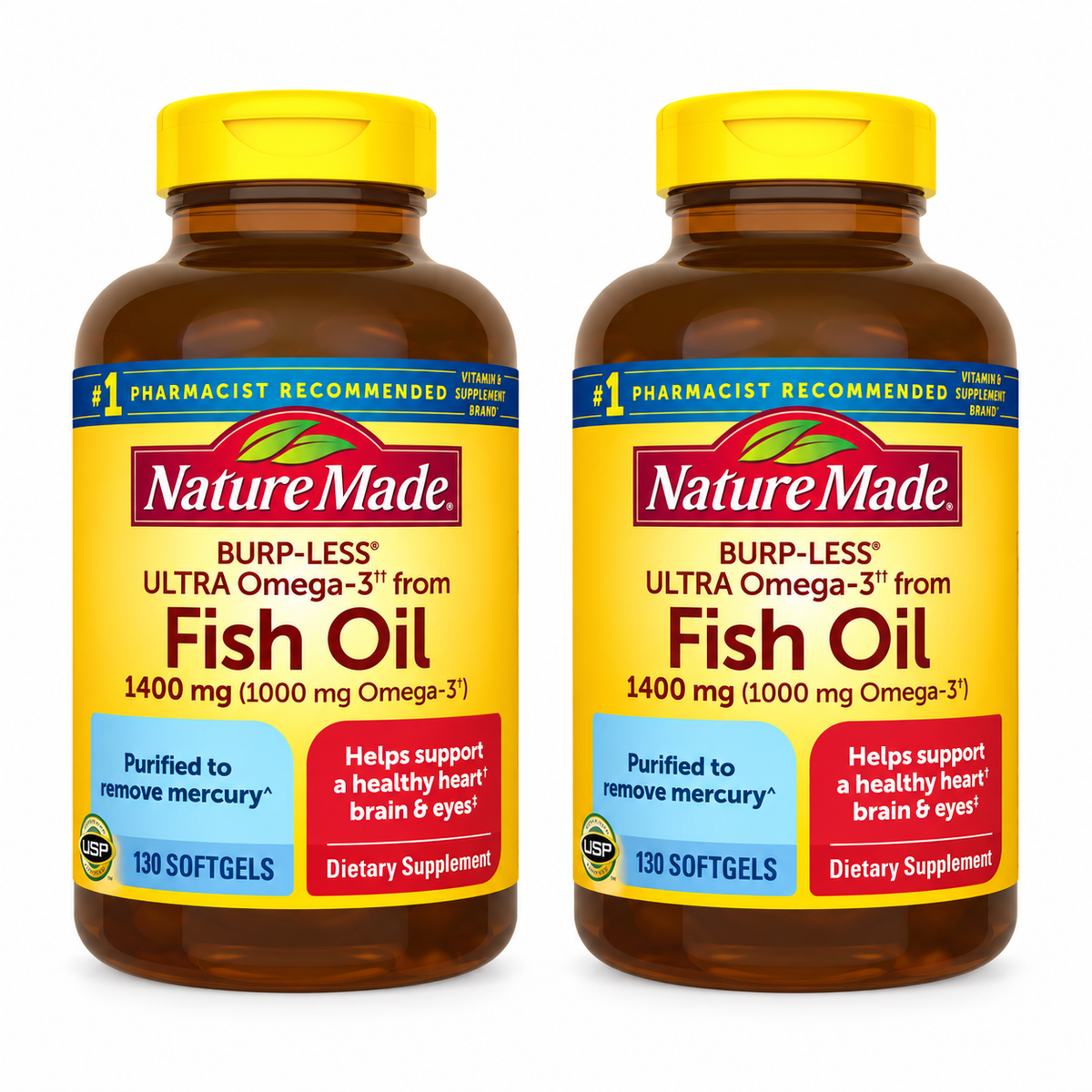 Nature Made Burp-Less Ultra Omega-3 Fish Olil