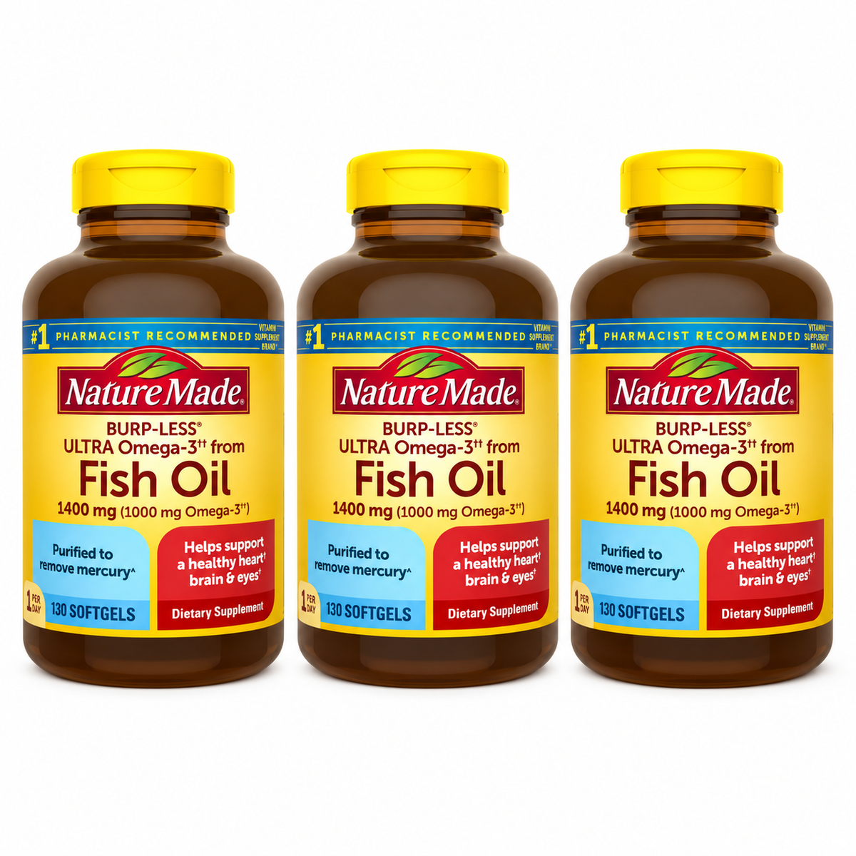 Nature Made Burp-Less Ultra Omega-3 Fish Olil